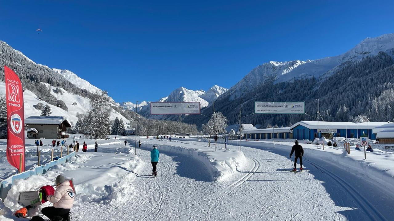 Ferienwohnung Mit Idyllischer Aussicht Klosters-Serneus Extérieur photo